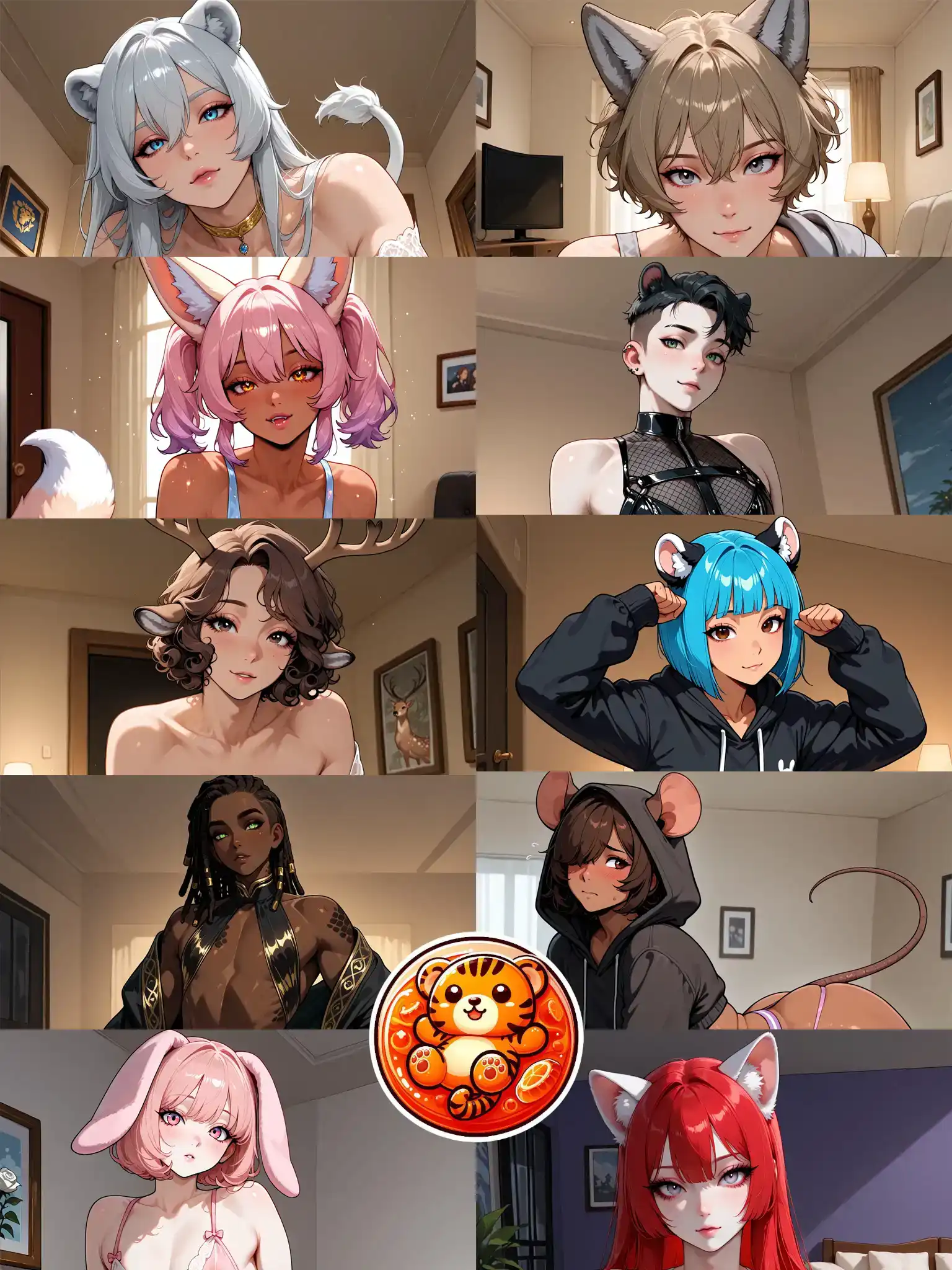 Omega Femboy Slumber Party